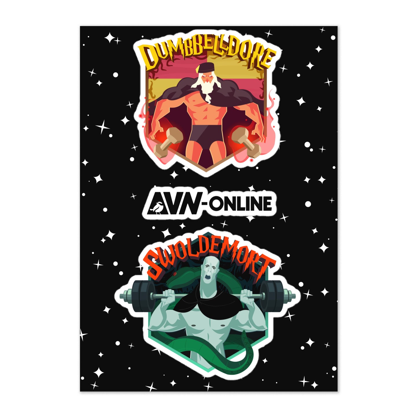 Dumbbelldore vs Swoldemorte - Sticker Duo Sheet