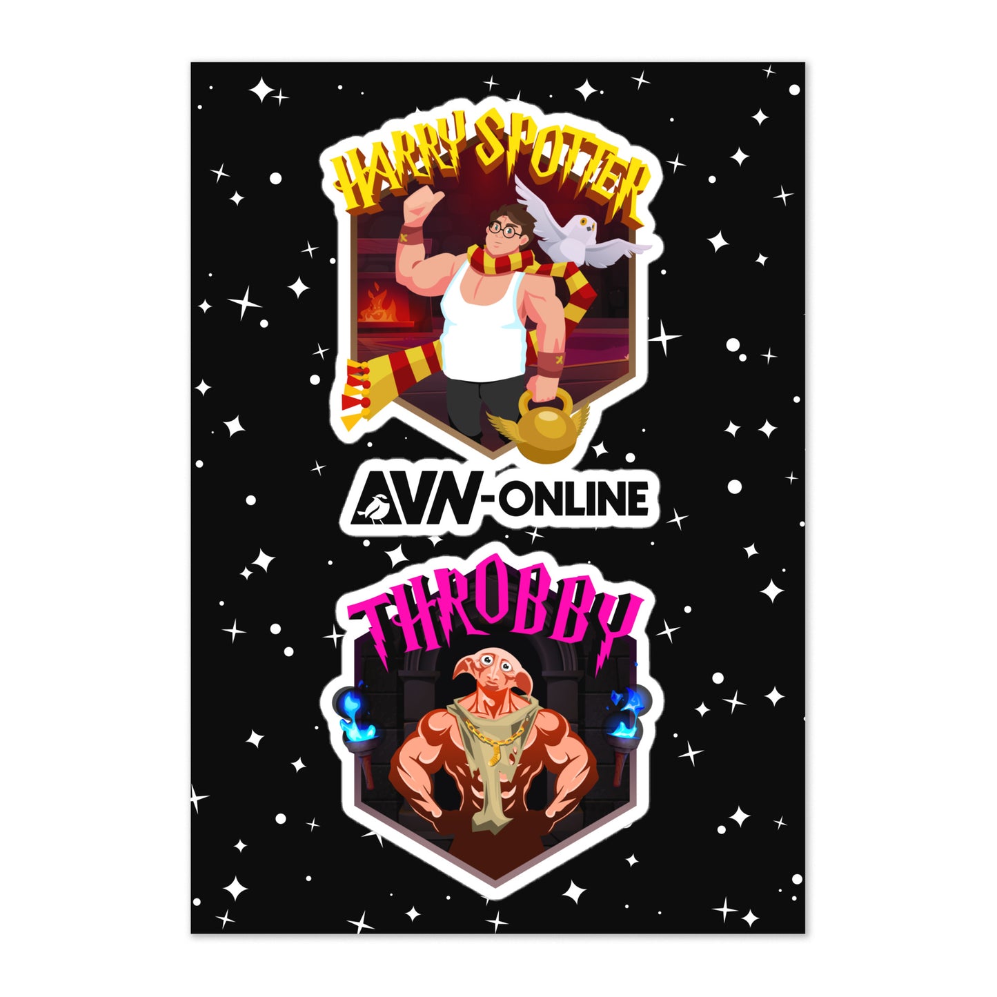 Harry Spotter x Throbby - Sticker Duo Sheet